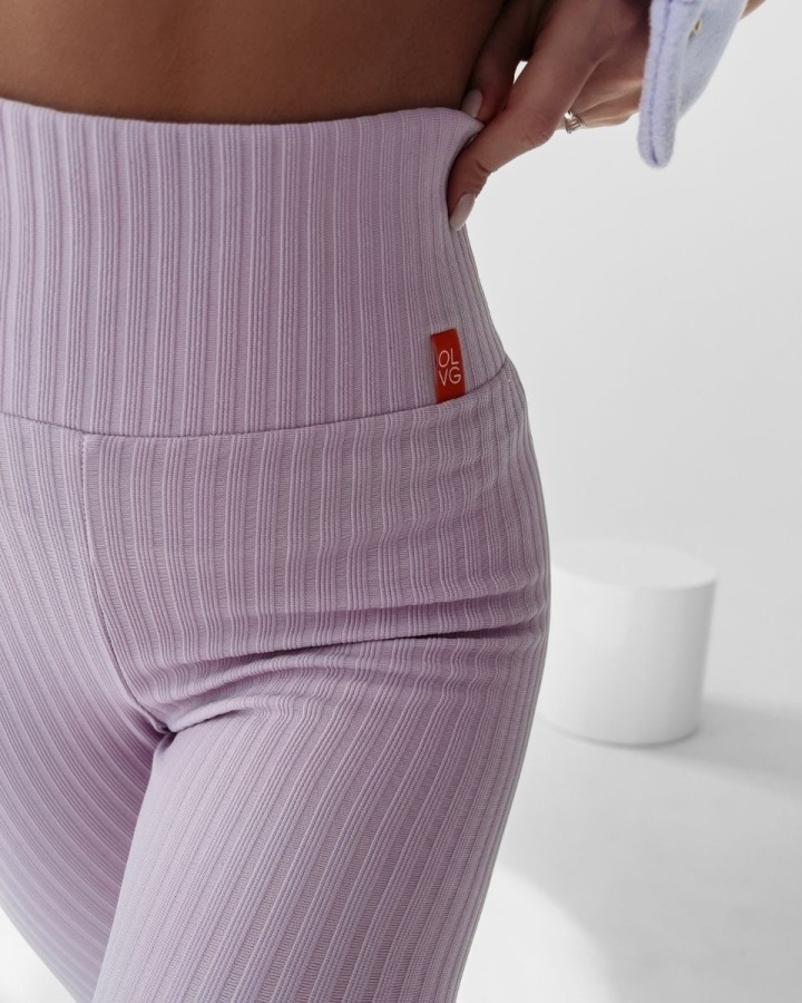 Legginsy damskie OLAVOGA DEBRA lila - FashionPlace - 2