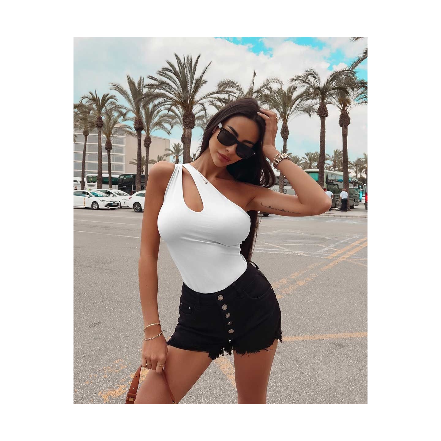 Body damskie OLAVOGA CAMELIA ecru - FashionPlace - 2