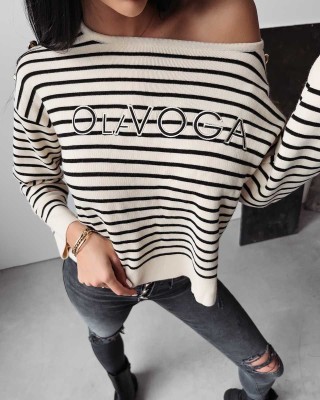 Sweter damski OLAVOGA CAMILA 2023 czerń - FashionPlace - 1