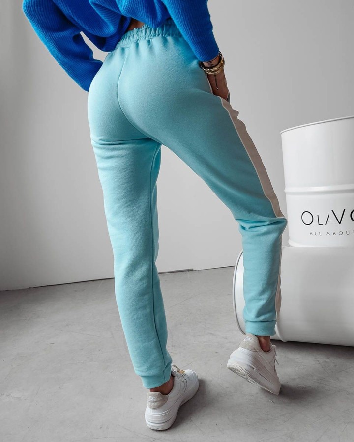Spodnie damskie OLAVOGA BETIX 2024 błekit - FashionPlace - 2