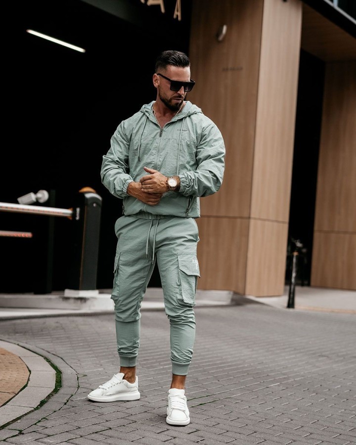 Kurtka męska OLAVOGA CRISP 2024 mięta - FashionPlace - 1