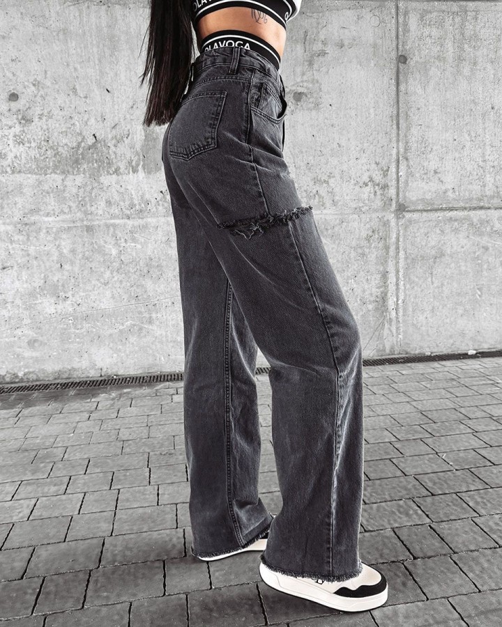 Spodnie damskie OLAVOGA DEIVEN 2024 ciemny szary - FashionPlace - 2