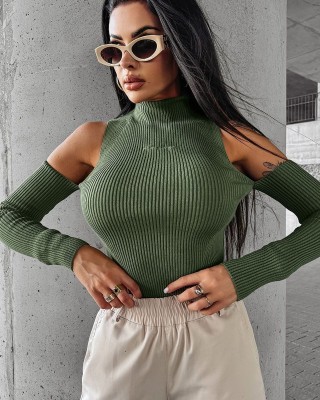 Top damski OLAVOGA FLIGHT 2024 khaki - FashionPlace - 1