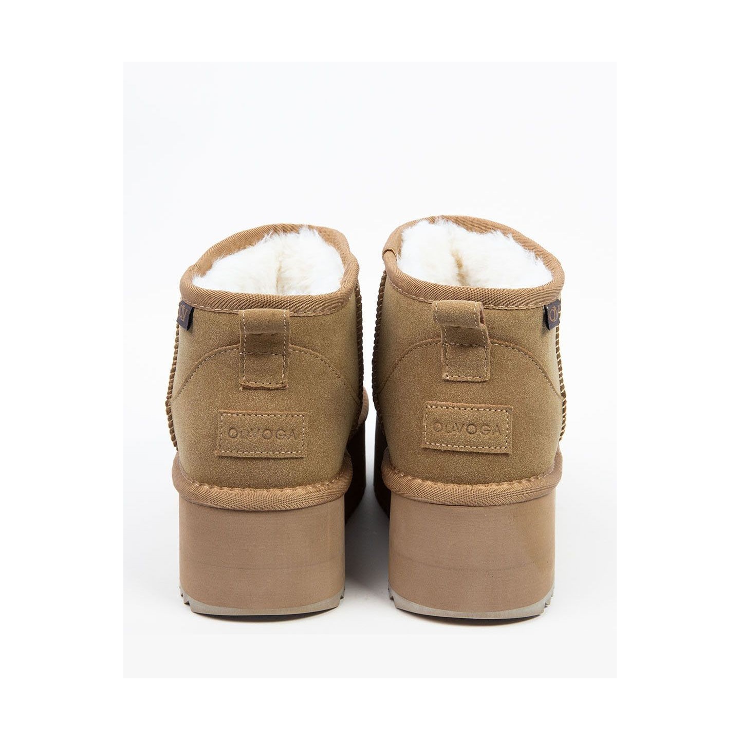 Buty śniegowce damskie OLAVOGA MISTIC 2024 camel - FashionPlace - 6