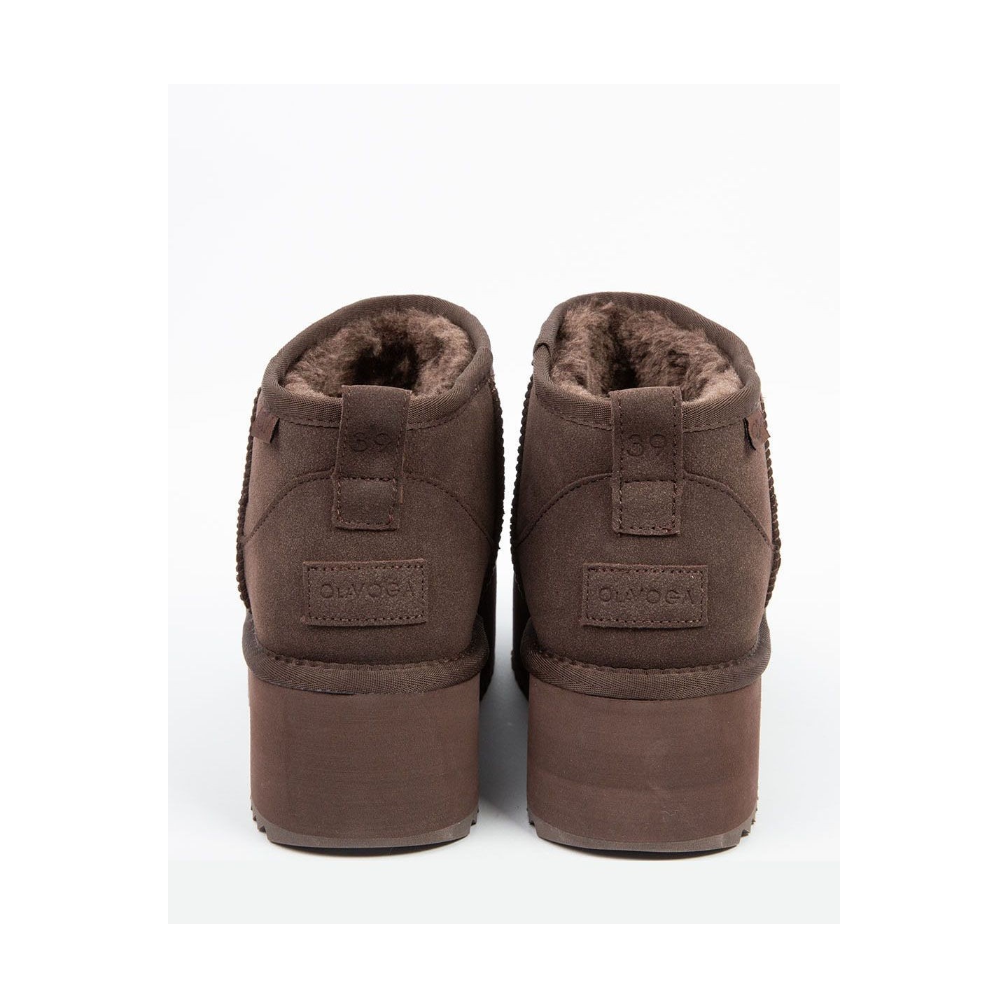 Buty śniegowce damskie OLAVOGA MISTIC 2024 brąz - FashionPlace - 6