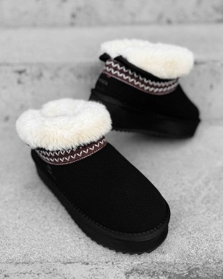Buty śniegowce damskie OLAVOGA BAILA 2024 czerń - FashionPlace - 1