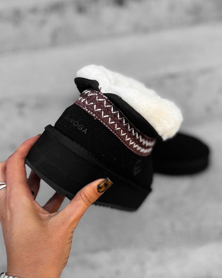 Buty śniegowce damskie OLAVOGA BAILA 2024 czerń - FashionPlace - 2