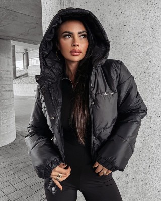 Kurtka damska OLAVOGA WESTIA 2024 czerń - FashionPlace - 1