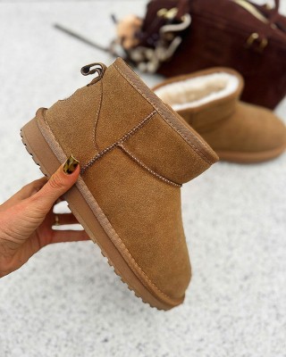 Buty śniegowce damskie OLAVOGA CUSHY 2024 camel - FashionPlace - 1