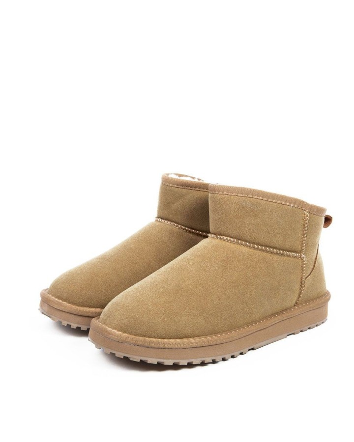 Buty śniegowce damskie OLAVOGA CUSHY 2024 camel - FashionPlace - 4