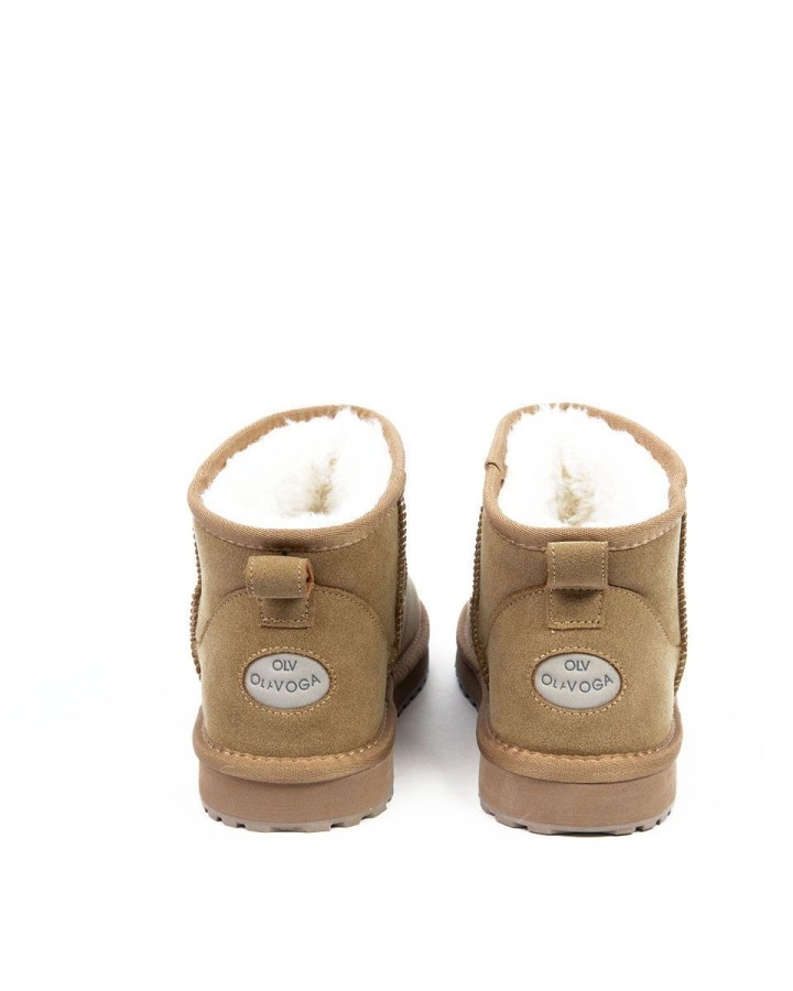 Buty śniegowce damskie OLAVOGA CUSHY 2024 camel - FashionPlace - 5