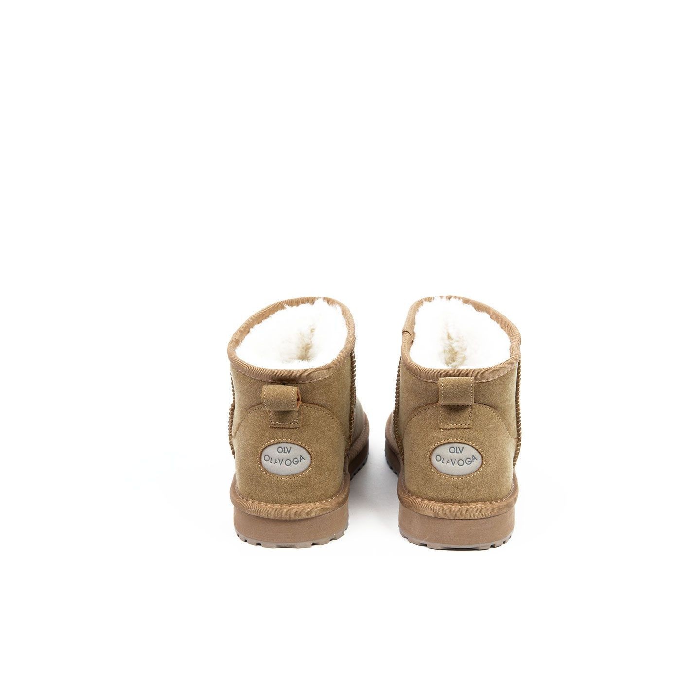 Buty śniegowce damskie OLAVOGA CUSHY 2024 camel - FashionPlace - 5