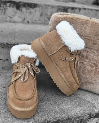 Buty damskie OLAVOGA VITTY 2024 camel - FashionPlace - 1
