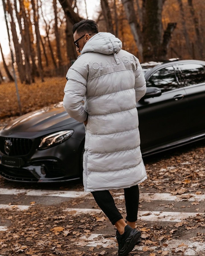 Kurtka męska OLAVOGA PHILADEPHIA 2024 szara - FashionPlace - 2