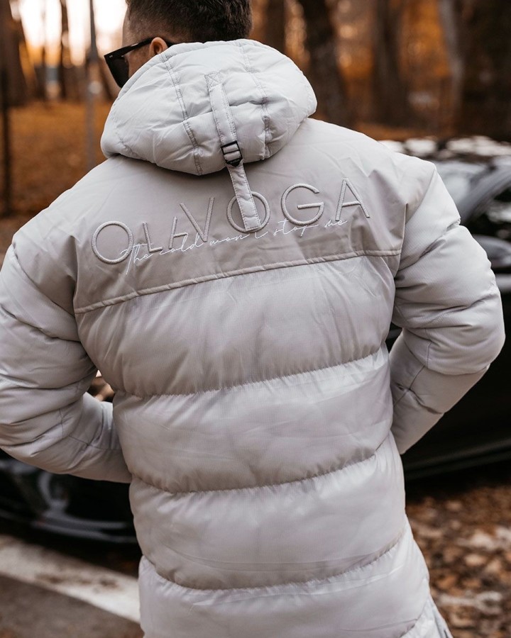 Kurtka męska OLAVOGA PHILADEPHIA 2024 szara - FashionPlace - 3