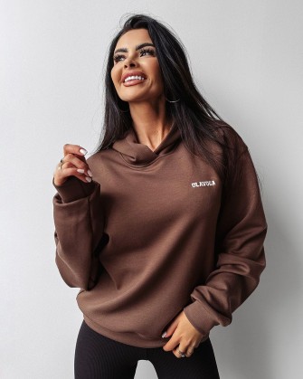 Bluza damska OLAVOGA AROZI 2024 brąz - FashionPlace - 1