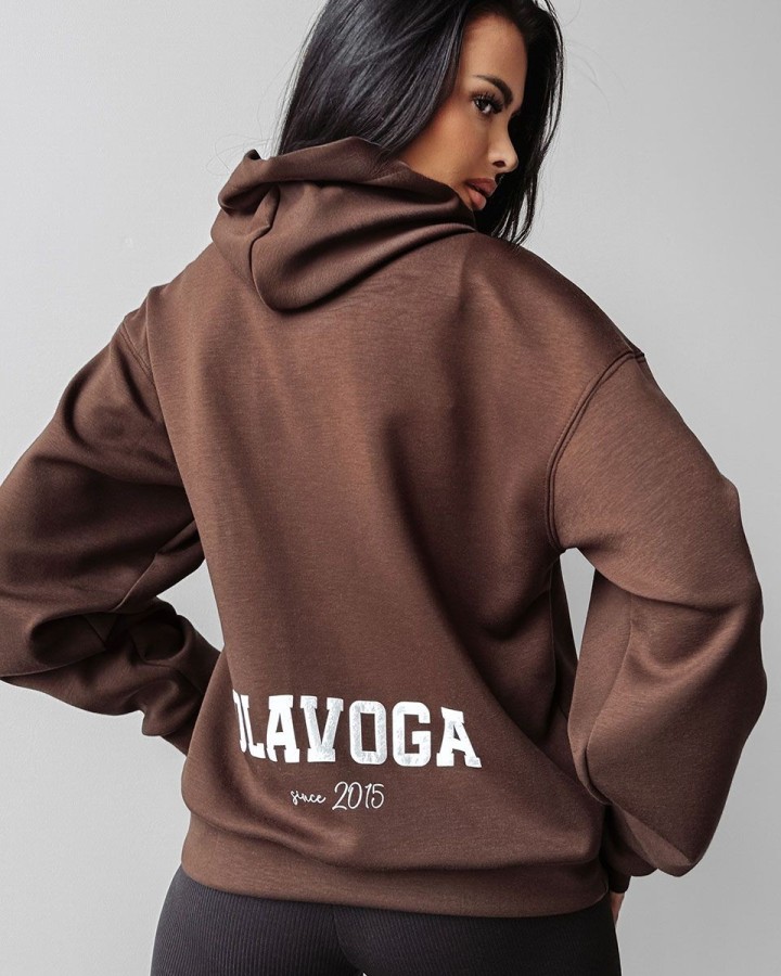 Bluza damska OLAVOGA AROZI 2024 brąz - FashionPlace - 2