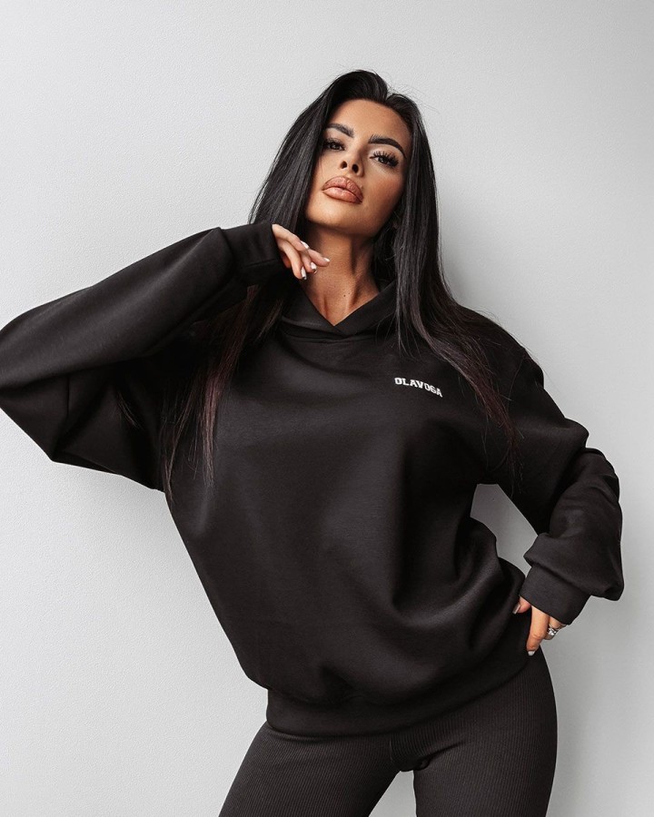 Bluza damska OLAVOGA AROZI 2024 czerń - FashionPlace - 1