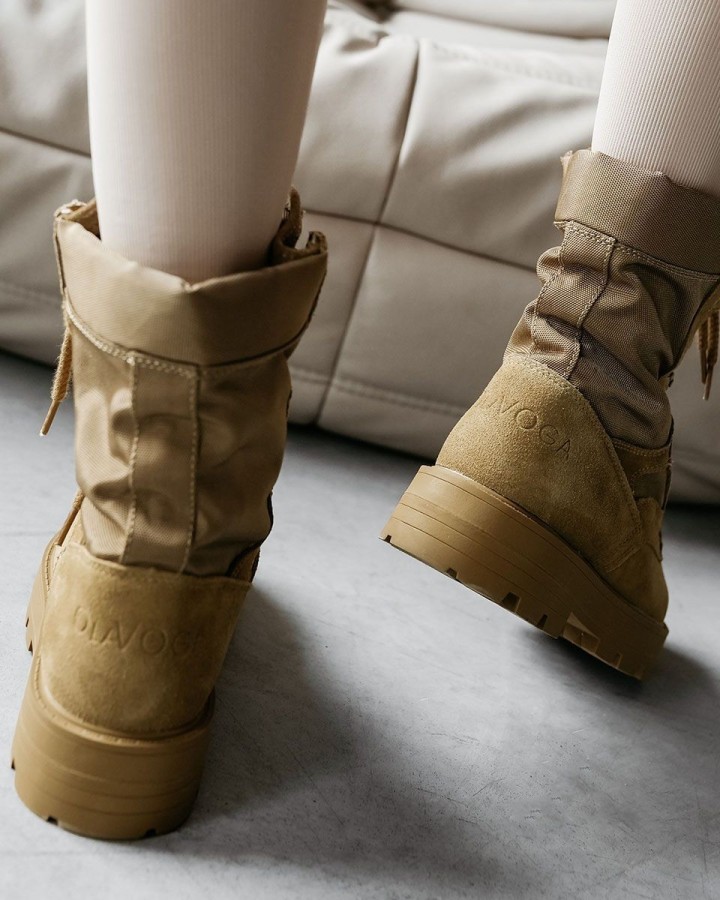 Buty damskie OLAVOGA HIKER 2025 camel - FashionPlace - 4
