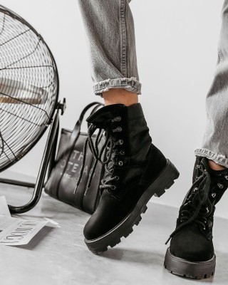 Buty damskie OLAVOGA HIKER 2025 czerń - FashionPlace - 1