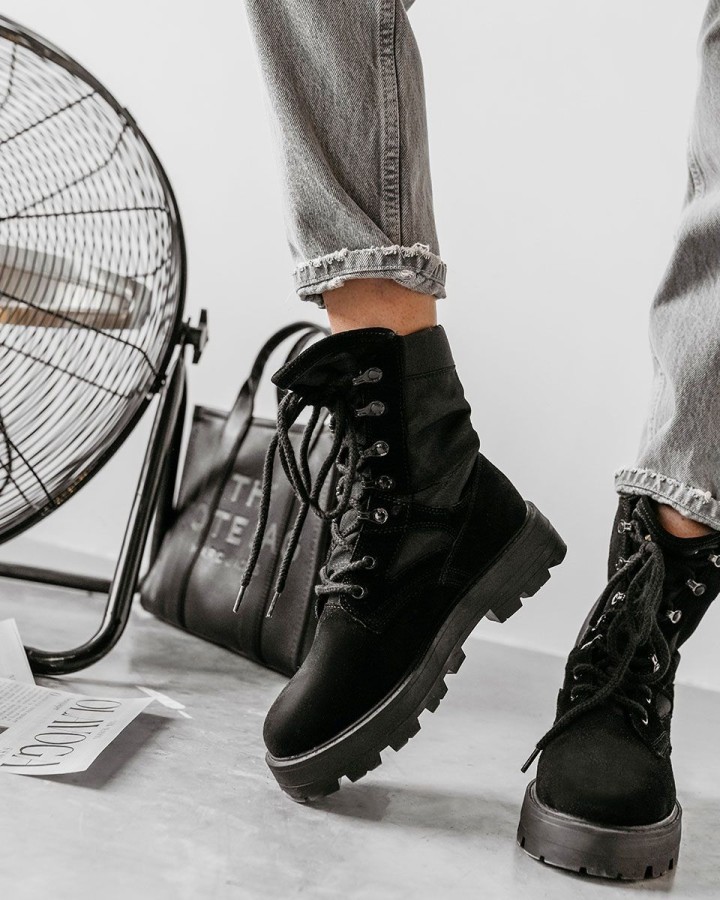 Buty damskie OLAVOGA HIKER 2025 czerń - FashionPlace - 1