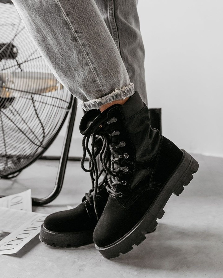 Buty damskie OLAVOGA HIKER 2025 czerń - FashionPlace - 2
