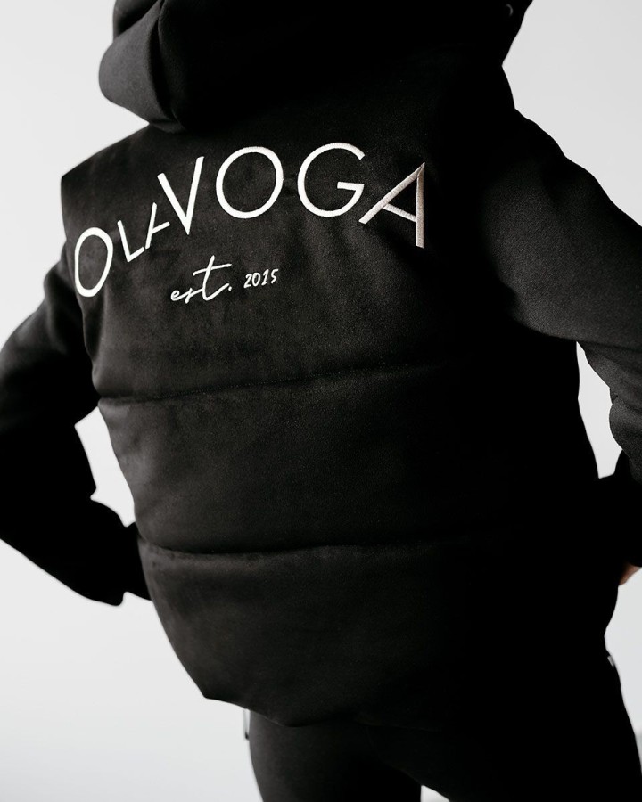Kamizelka damska OLAVOGA GILET 2025 czerń - FashionPlace - 2