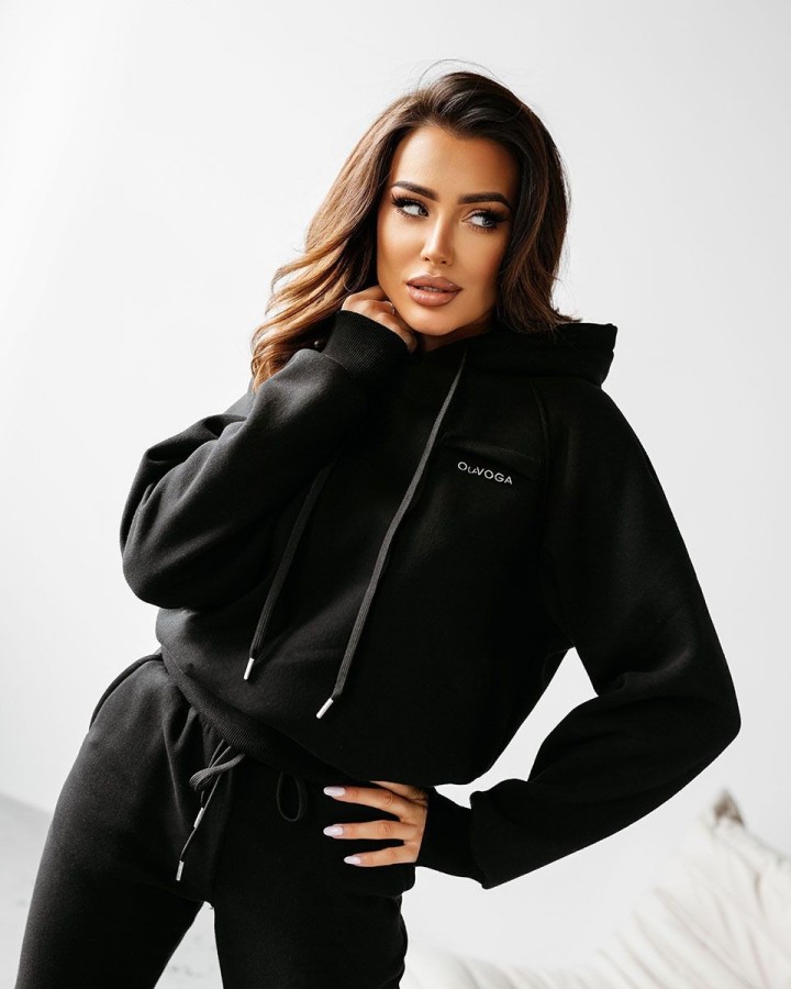 Komplet damski OLAVOGA SINAP 2025 czerń - FashionPlace - 2