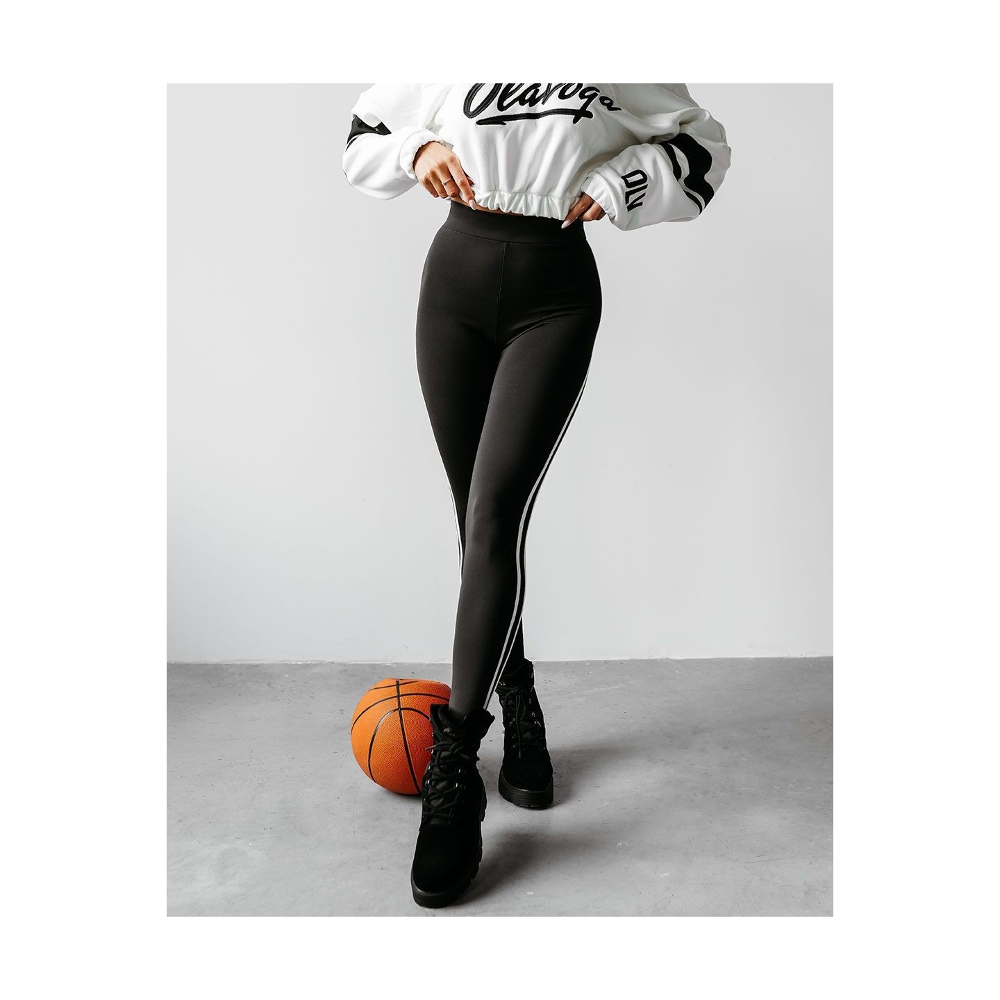 Legginsy OLAVOGA CIARE 2025 czerń - FashionPlace - 2