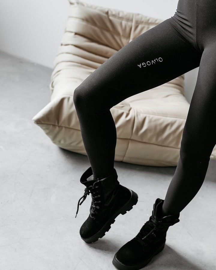 Legginsy OLAVOGA DOPET 2025 czerń - FashionPlace - 4