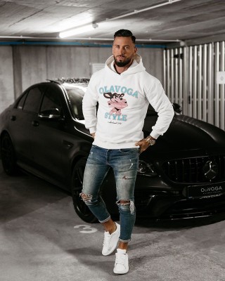 Bluza męska OLAVOGA FORME 2025 ecru - FashionPlace - 1