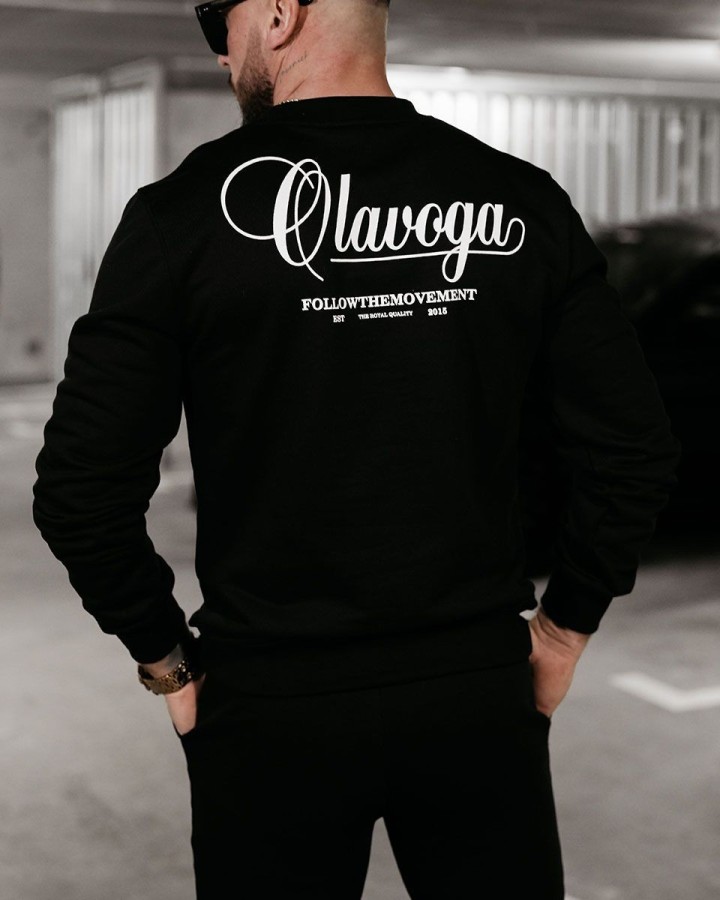 Bluza męska OLAVOGA PORTIVO 2025 czerń - FashionPlace - 2