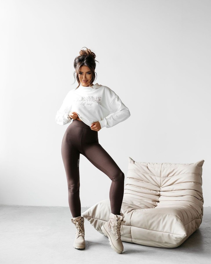 Bluza damska OLAVOGA LUPO 2025 ecru - FashionPlace - 3