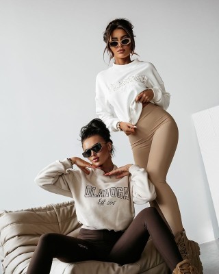 Bluza damska OLAVOGA LUPO 2024 beż - FashionPlace - 1