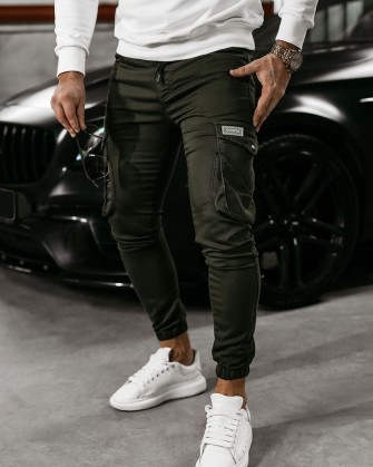 Spodnie męskie OLAVOGA VELOCITY 2025 khaki - FashionPlace - 1