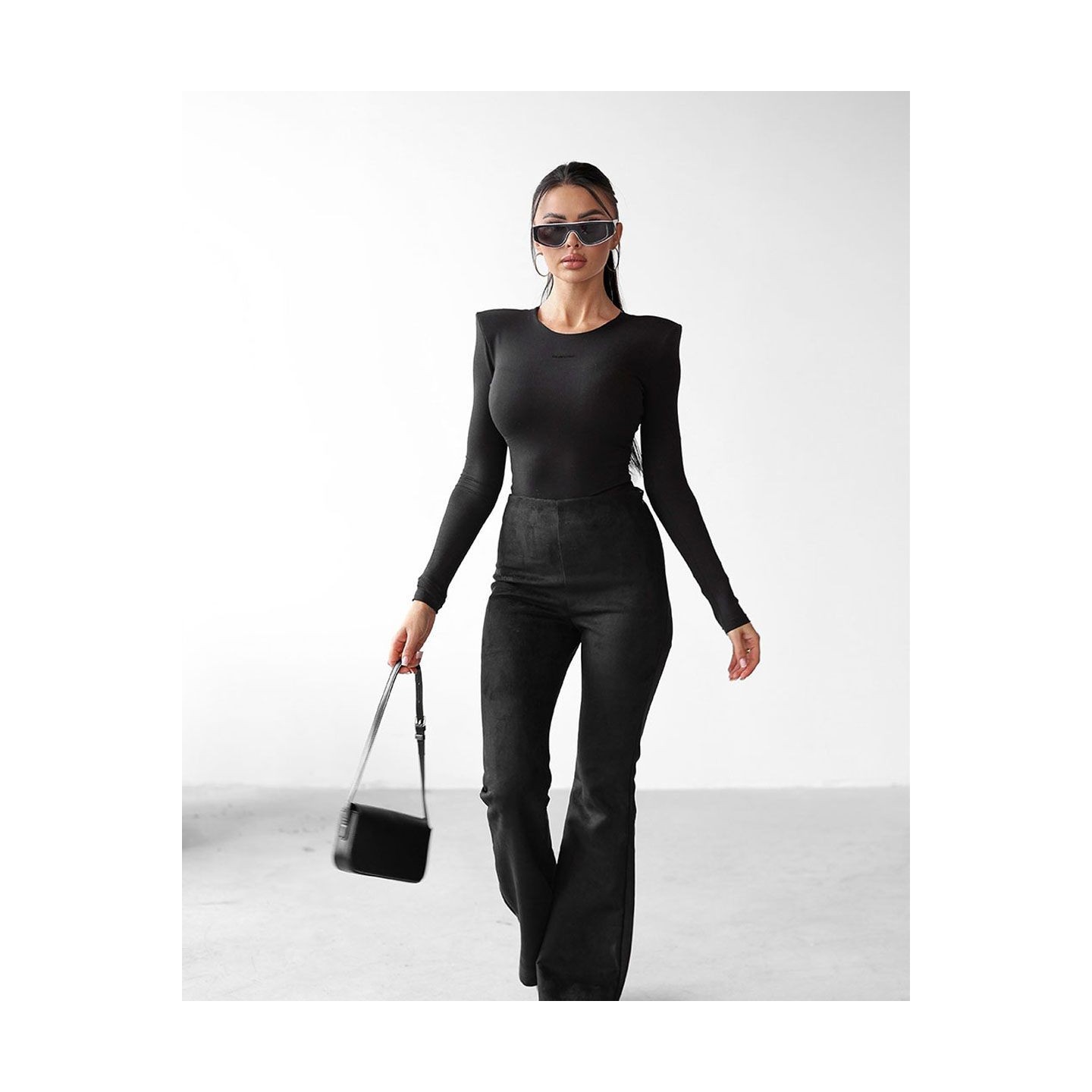 Spodnie damskie OLAVOGA ZENO 2025 czerń - FashionPlace - 2
