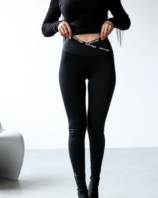 Legginsy OLAVOGA TRIKO 2025 czerń - FashionPlace - 1