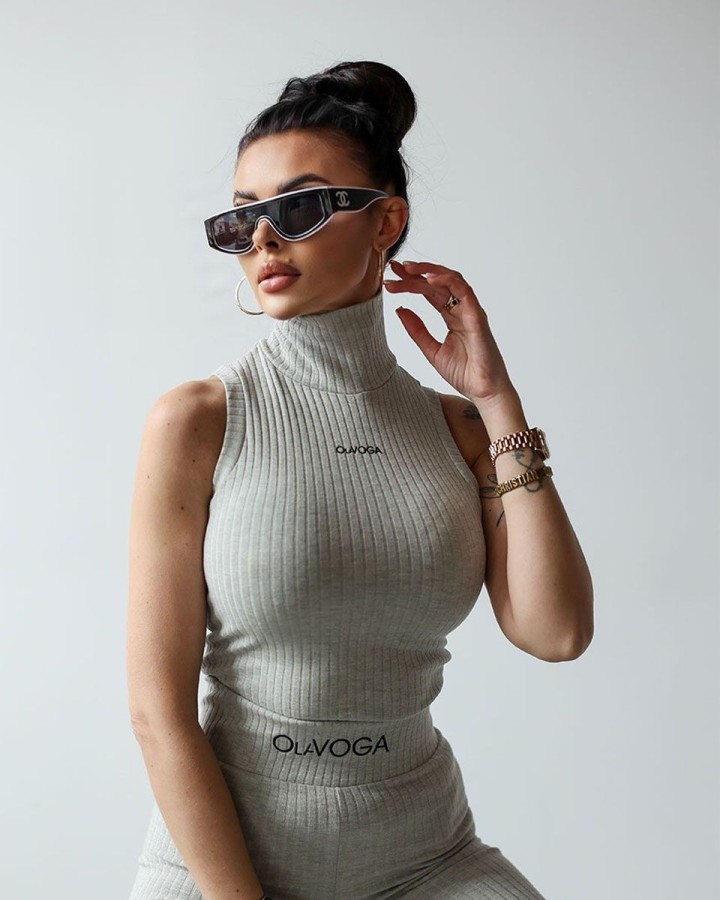 Komplet damski OLAVOGA NERIX 2025 szary - FashionPlace - 3