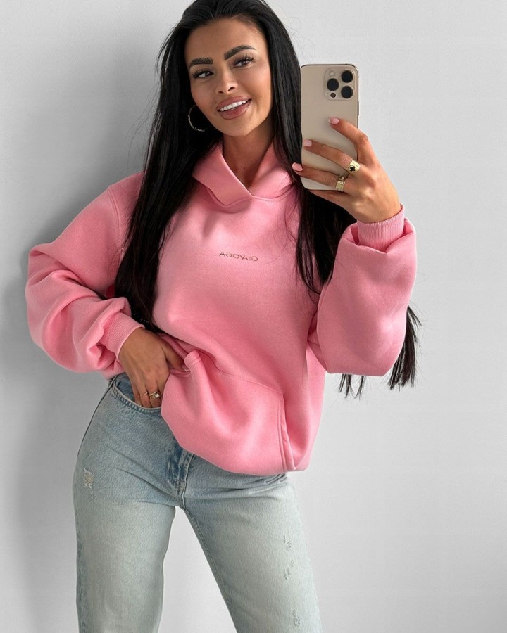 Bluza damska OLAVOGA WINX 2025 pudrowy róż - FashionPlace - 3
