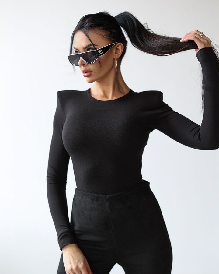 Body damskie OLAVOGA WISADA 2025 czerń - FashionPlace - 1