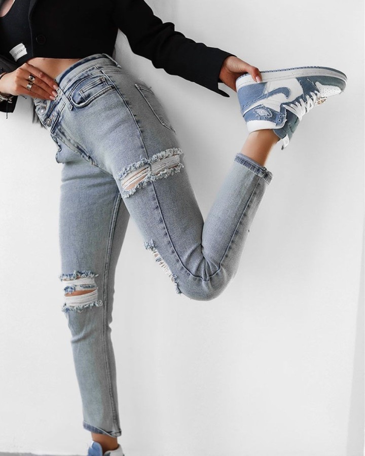 Spodnie jeansowe damskie OLAVOGA LUNA 2025 jeans - FashionPlace - 2