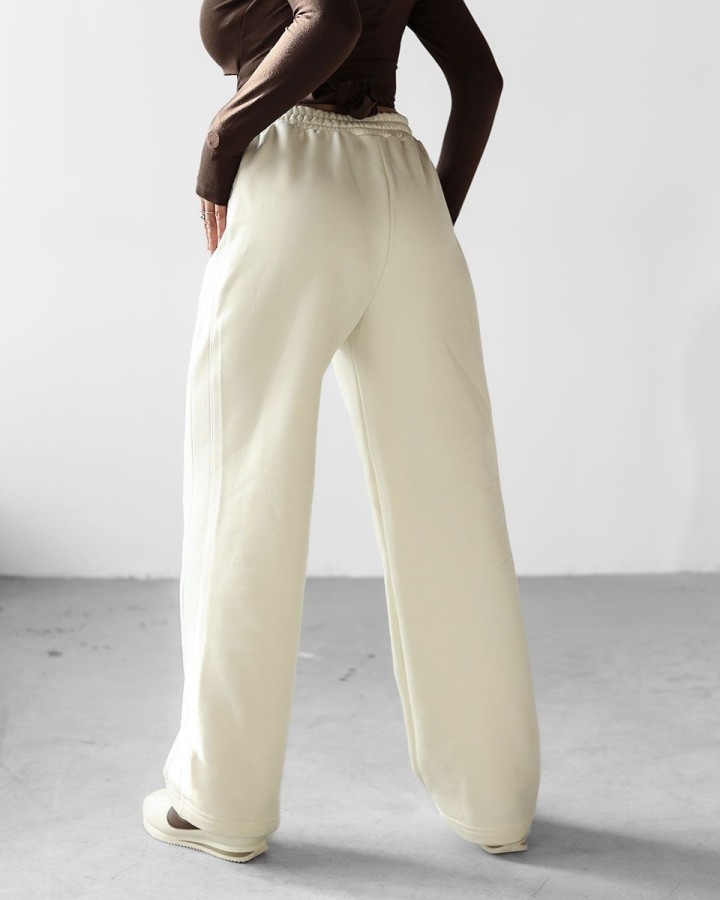 Spodnie damskie OLAVOGA HOYO 2025 ecru - FashionPlace - 3