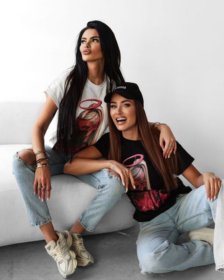 T-shirt damski OLAVOGA LOTE 2025 czerń - FashionPlace - 2