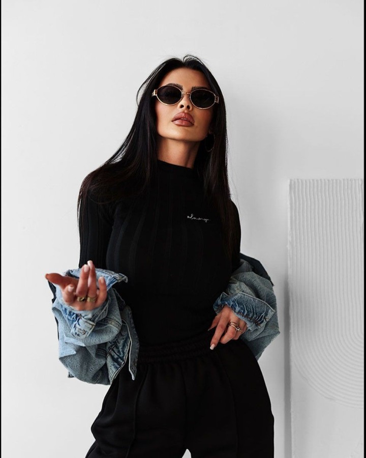 Sweter damski OLAVOGA PIPER 2025 czerń - FashionPlace - 2