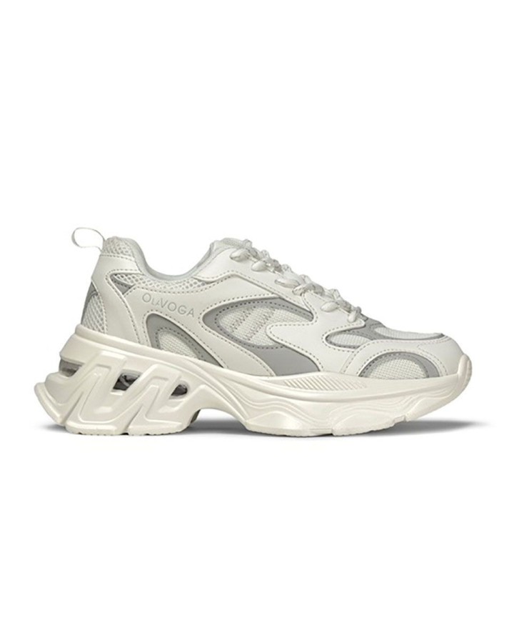 Buty damskie OLAVOGA ZX 320 2025 białe - FashionPlace - 4