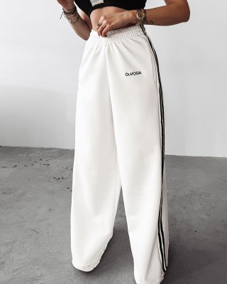 Spodnie damskie OLAVOGA ANDRA 2025 ecru - FashionPlace - 1