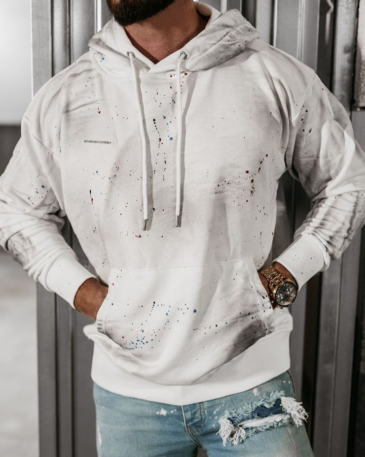 Bluza męska OLAVOGA BLADE 2025 ecru - FashionPlace - 2