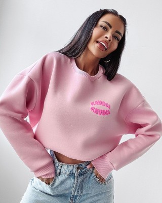Bluza damska OLAVOGA MUTTI 2025 pudrowy róż - FashionPlace - 1