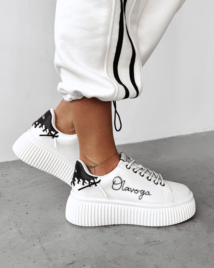 Buty damskie OLAVOGA LUCKY 2024 ecru - FashionPlace - 1