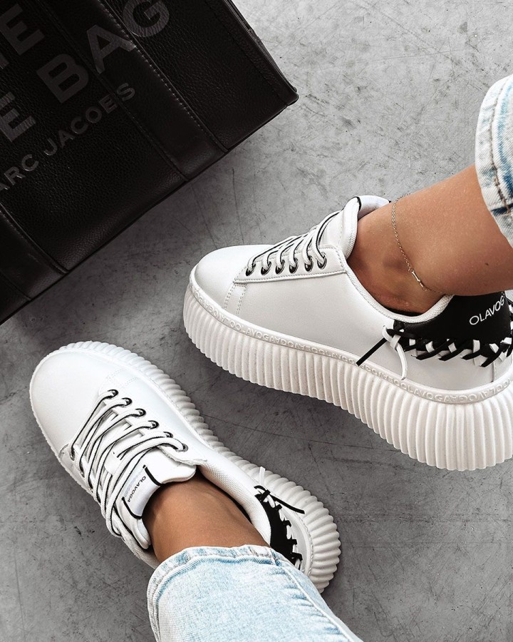 Buty damskie OLAVOGA LUCKY 2024 ecru - FashionPlace - 4